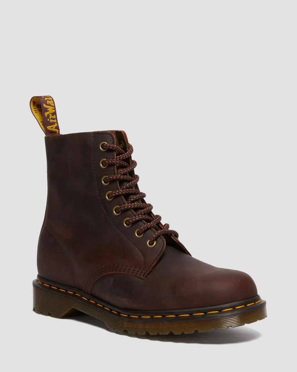 

Dr. Martens 1460 Ботинки на шнуровке из вощеной натуральной кожи, цвет Chestnut — Waxed Full Grain