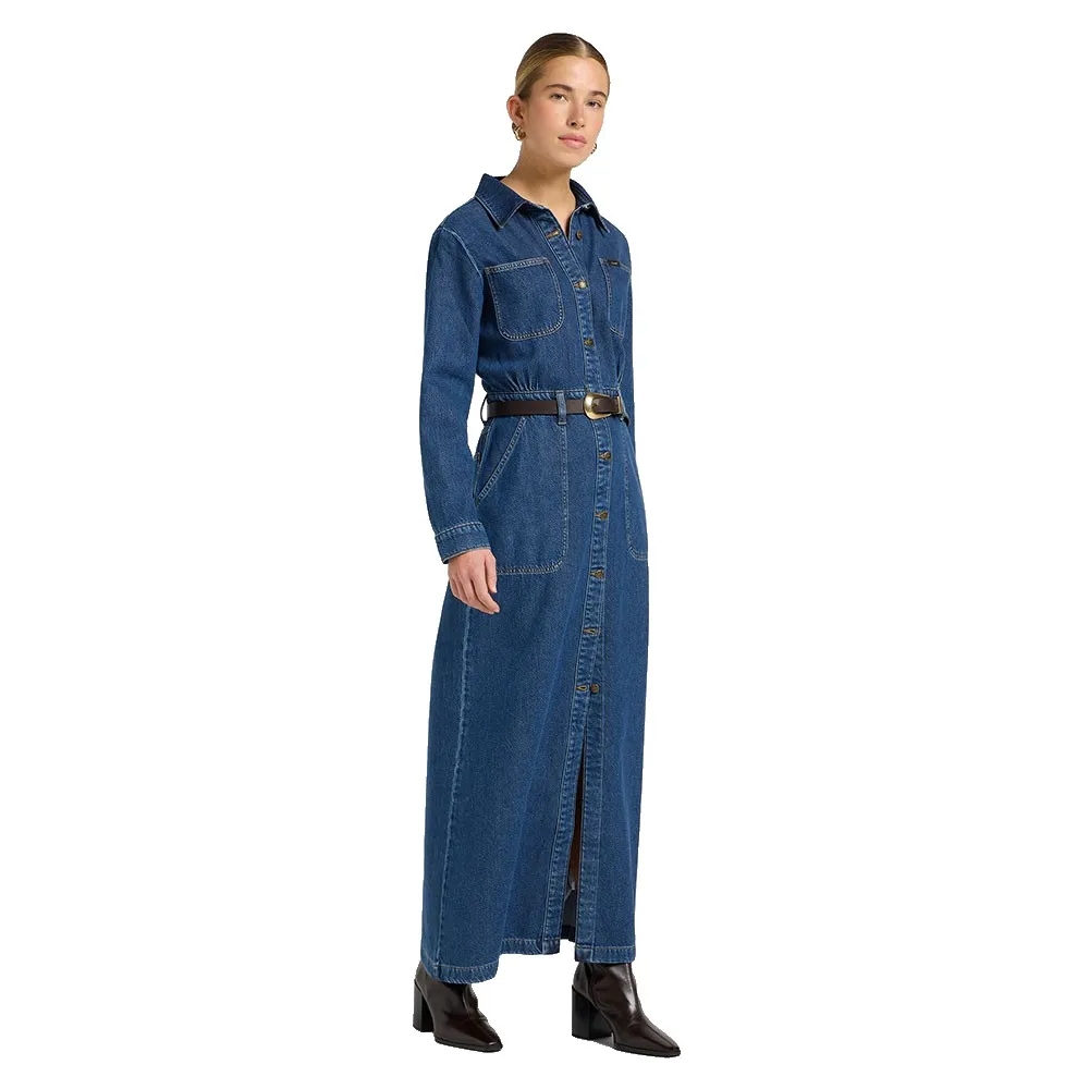 

Платье Lee Denim Utility long, синий