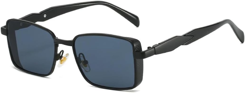 

Ретро металлические мужские солнцезащитные очки для активного отдыха, модные градиентные очки с защитой от УФ-излучения UV400, женские солнцезащитные очки в стиле панк SZVVBKK, Black Grey