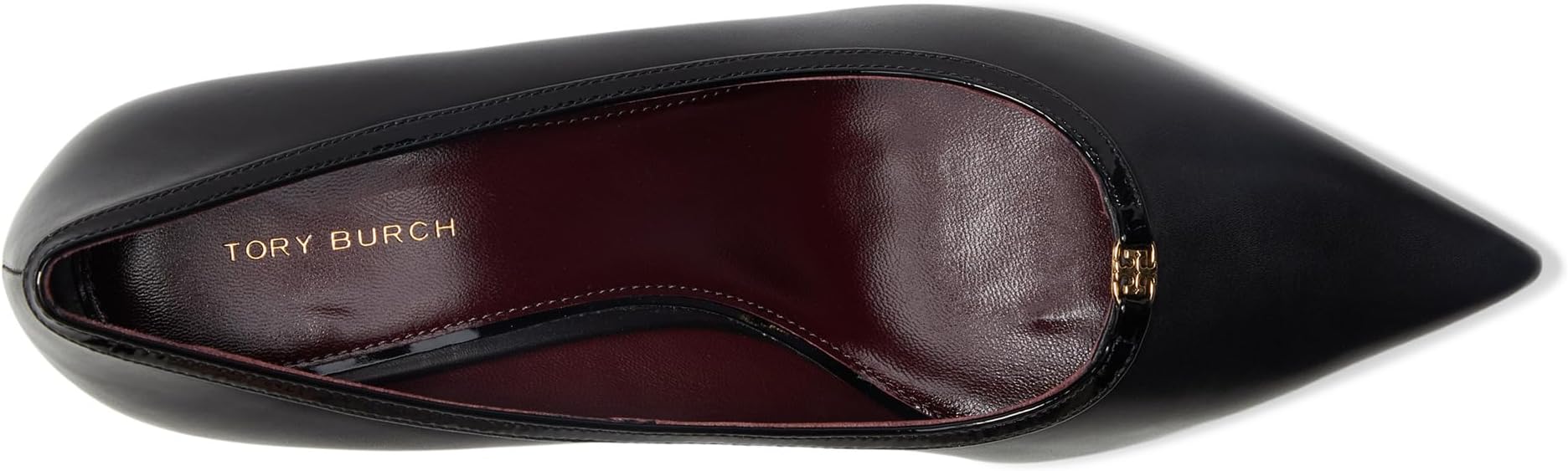 Туфли Tory Burch Double T Buckle Kitten Heel Pumps 45mm, цвет Perfect Black/Perfect Black — фото 2
