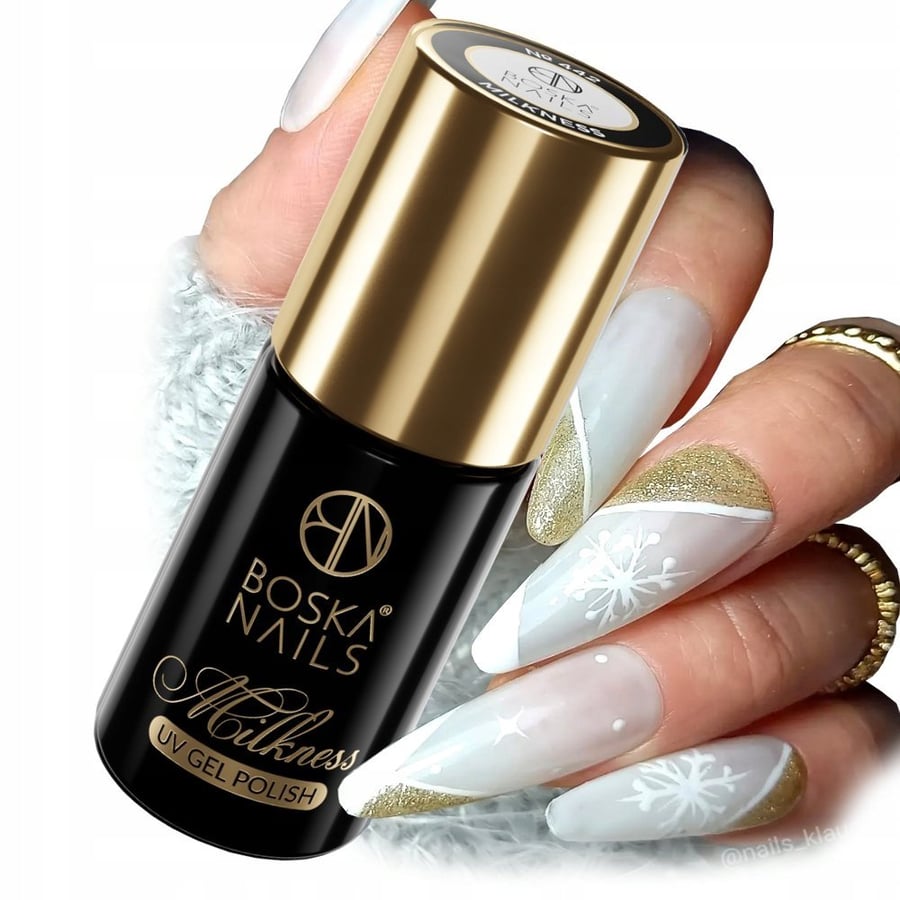 

Boska Nails 442 Milkness Hybrid Varnish УФ/светодиодный молочный 6 мл