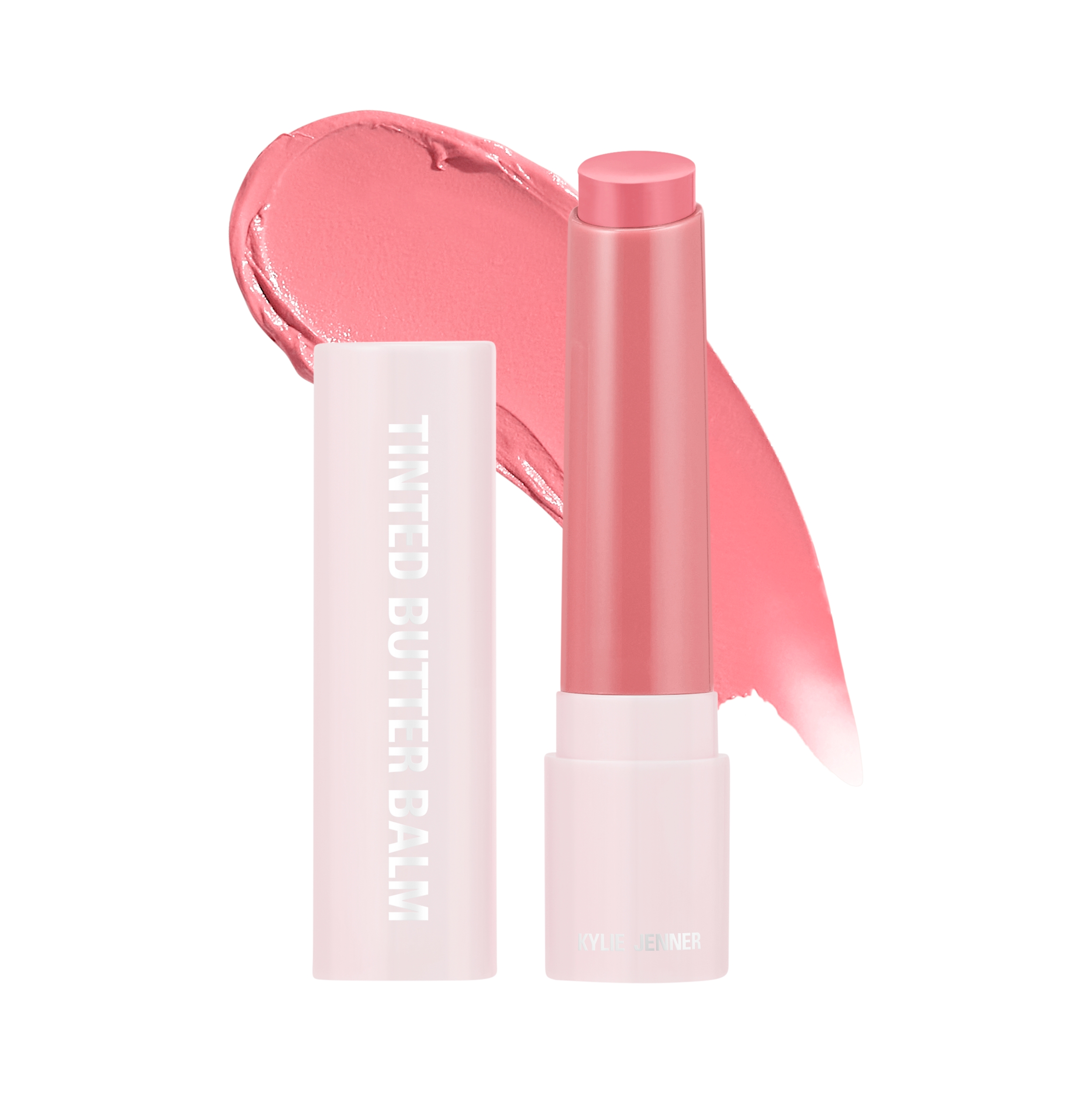 

Увлажняющий бальзам для губ tinted butter balm Kylie Cosmetics, цвет nr. 338 - pink me up at 8, вес 2.4 гр.