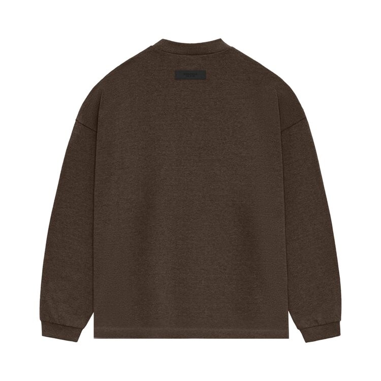Футболка Fear Of God Essentials Fear of God Essentials Heavy Long-Sleeve Tee, коричневый — фото 2