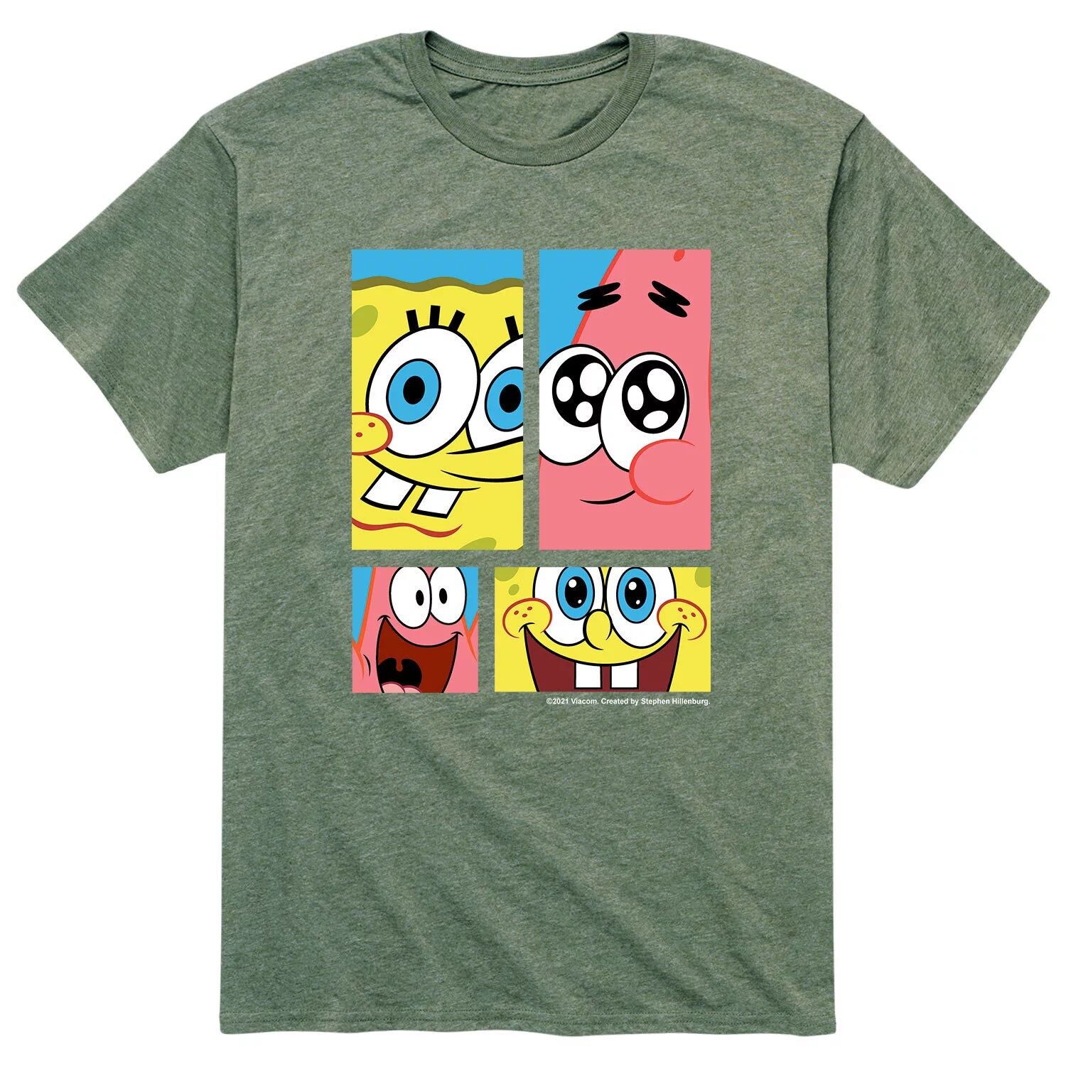 

Мужская футболка в сетку с персонажем Губки Боба Licensed Character