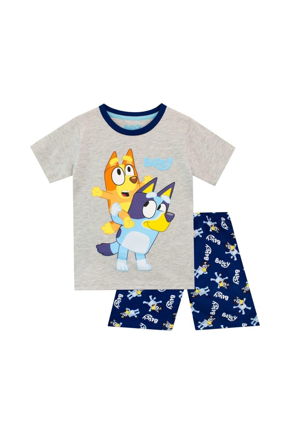 

Короткая пижама Bluey, серый