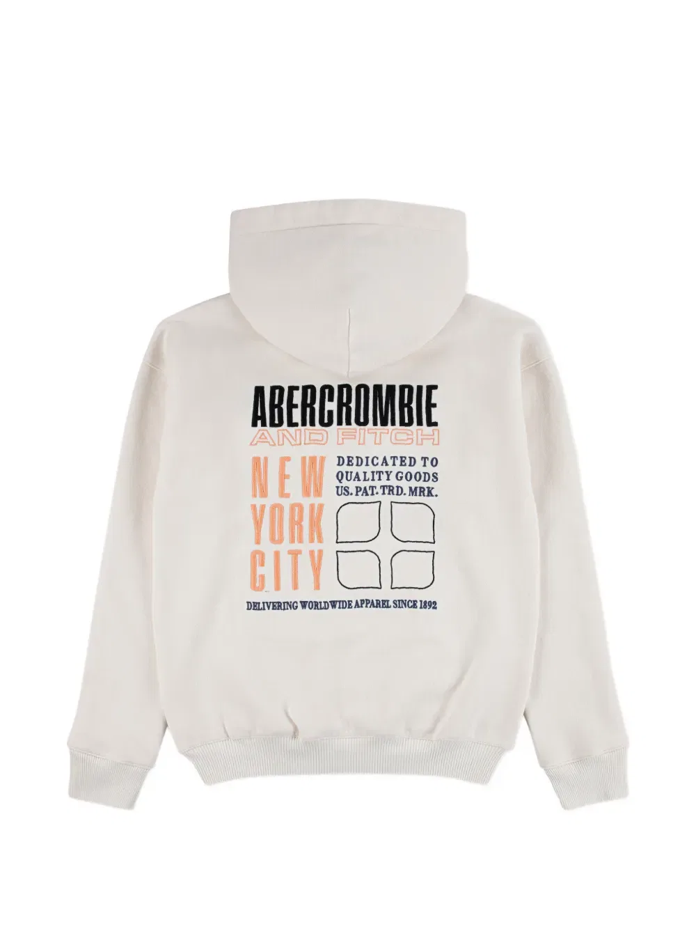 Худи с вышивкой Abercrombie Fitch Kids, нейтральный — фото 2