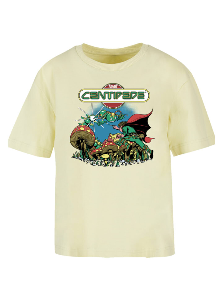 

Футболка F4NT4STIC Tee Centipede Atari Retro Gaming, цвет softyellow