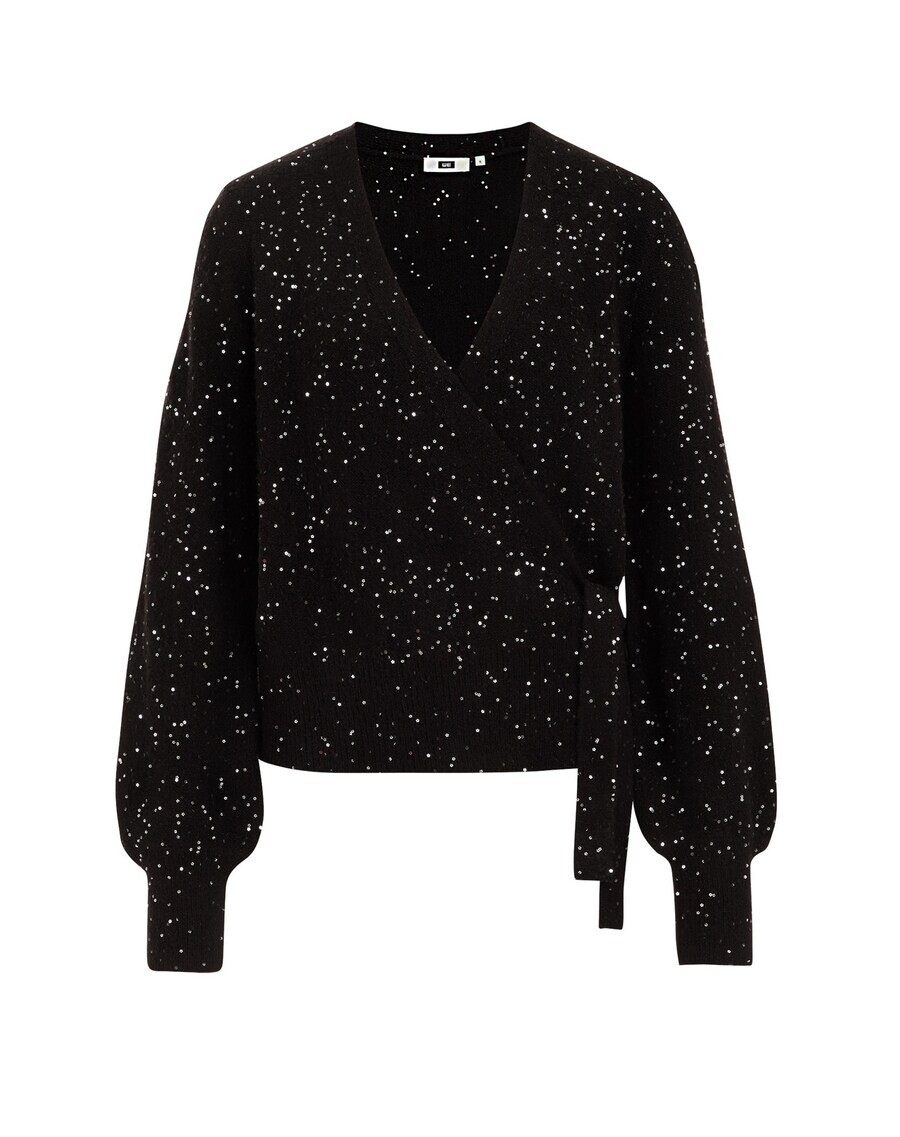 

Тонкий вязаный свитер WE Fashion Sweater, черный
