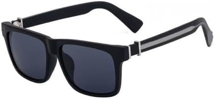 

Винтажные прямоугольные солнцезащитные очки, классические солнцезащитные очки в маленькой оправе для женщин и мужчин, очки с защитой от УФ-излучения UV400 MTZJH, C2 Matte Black Grey