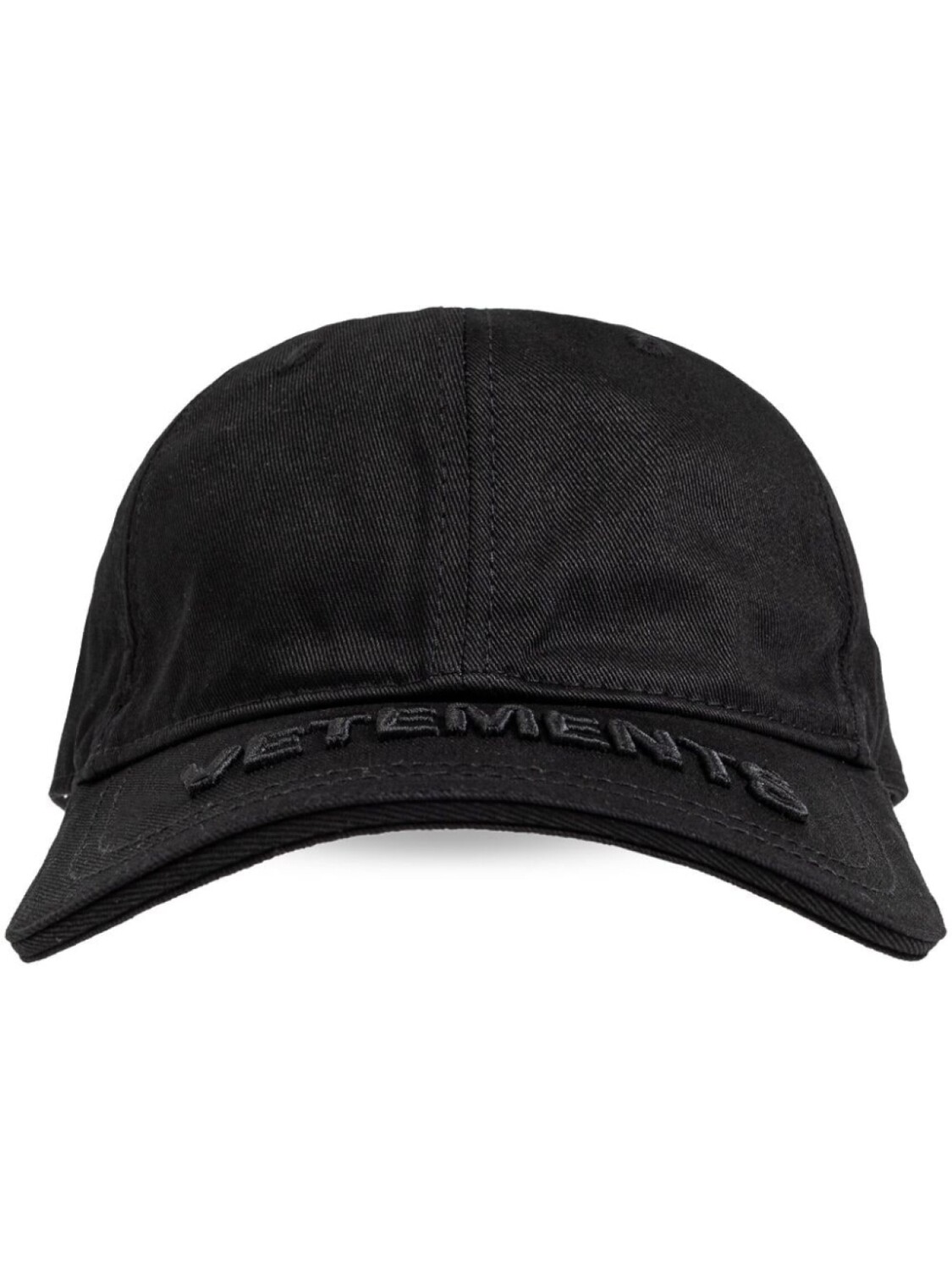

VETEMENTS кепка с аппликацией логотипа, черный