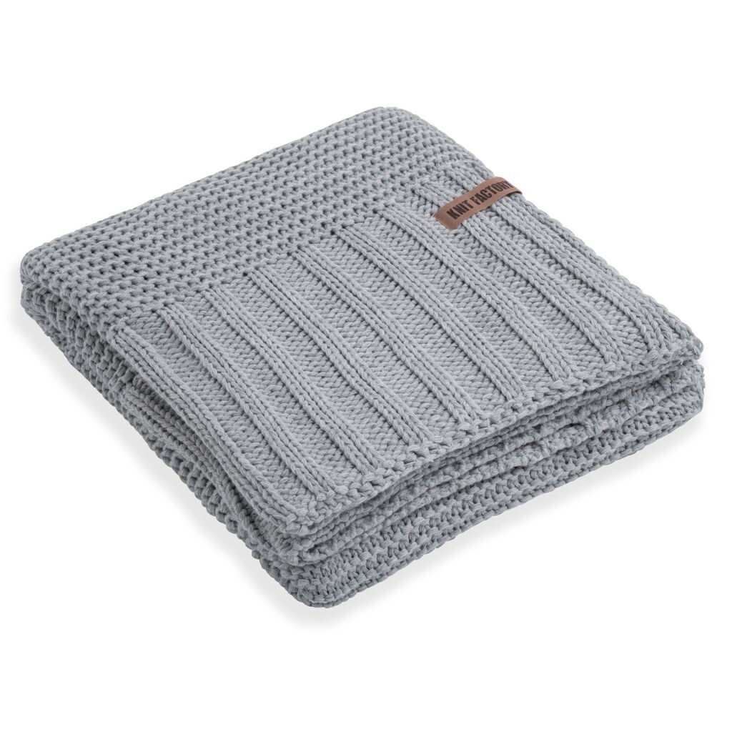 

Knit Factory Vinz Plaid XL - Серый - 195x225 см