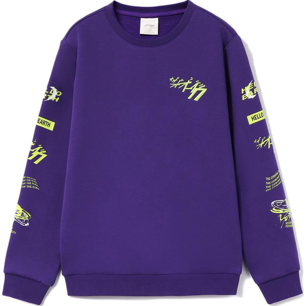 

Толстовка LiNing Sports Life Collection в новом пурпурном цвете Lakers для детей