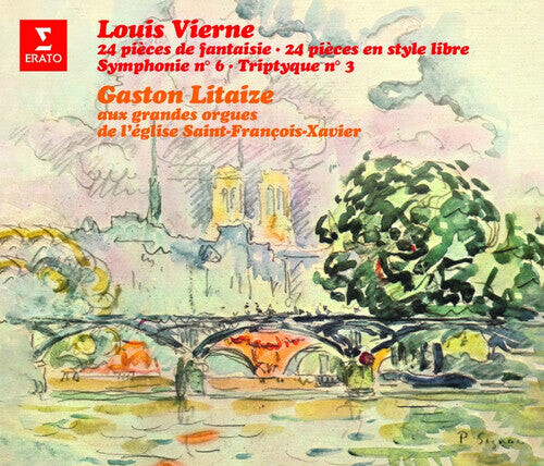 

CD диск Litaizem, Gaston / Grandes Orgues De L'Eglise: LOUIS VIERNE 24 Pieces de fantaisie, Opp. 51-54/24 Pieces en style