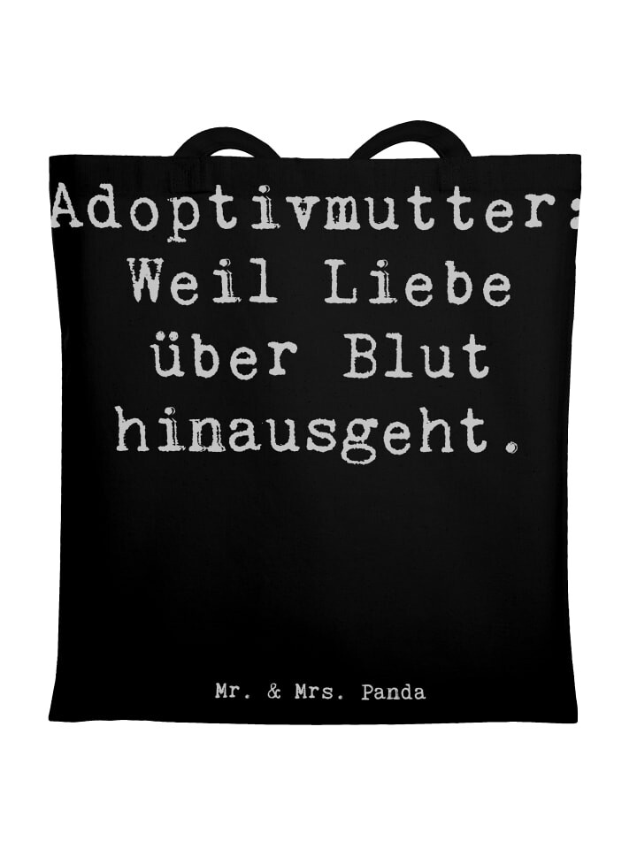 

Сумка для переноски Mr & Mrs Panda Adoptivmutter Liebe, черный