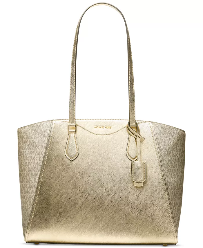 

Сумка-тоут Taryn Extra Large Multifunction Top Zip Michael Kors, золотой