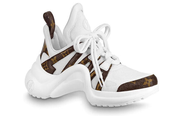 Кроссовки lv archlight sports shoes 'white black' Louis Vuitton, белый — фото 2
