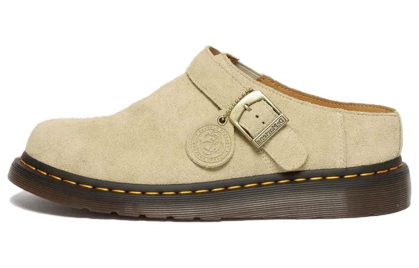 Dr.Martens Замшевые мюли Dr. Martens Isham Desert Oasis цвета «бежевый пергамент»
