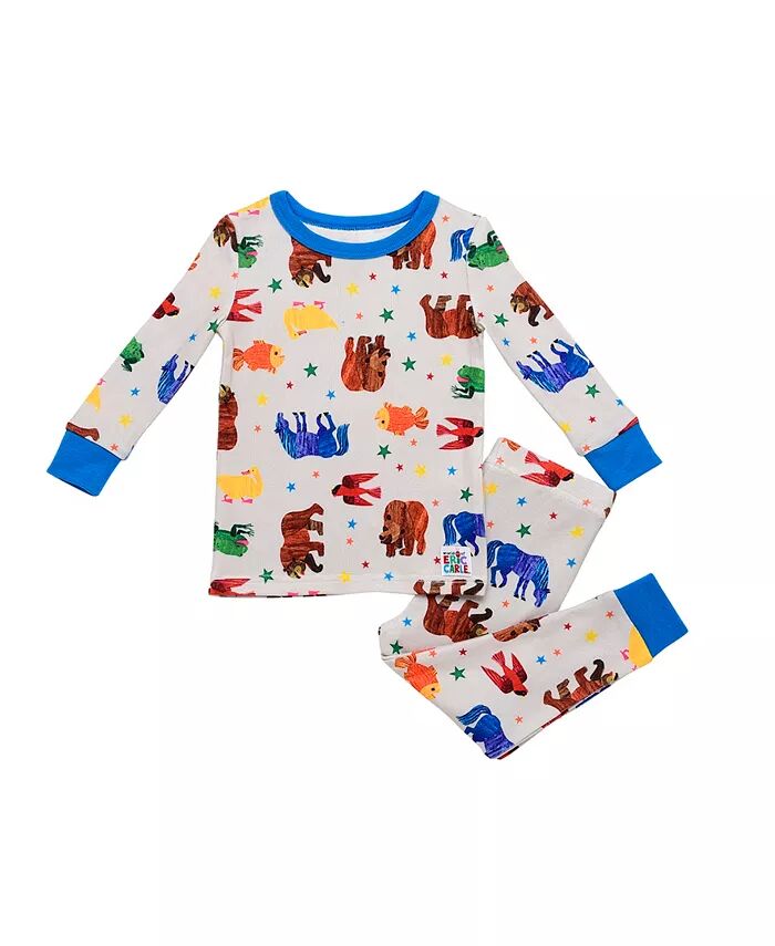 

Пижамный комплект Eric Carle Snug Fit из 2 предметов для малышей Rashti & Rashti, серый