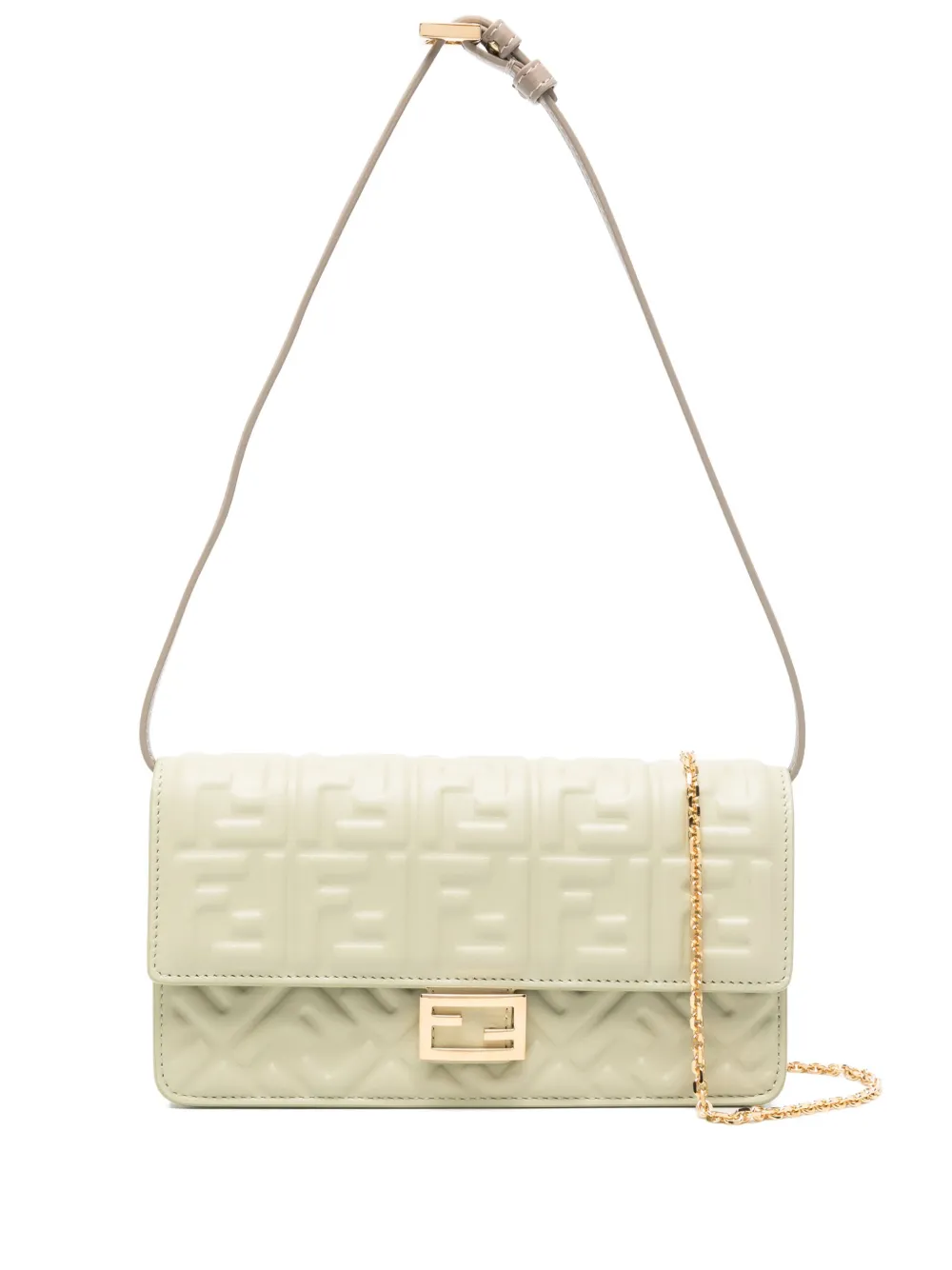 

Сумка через плечо Baguette FENDI, зеленый