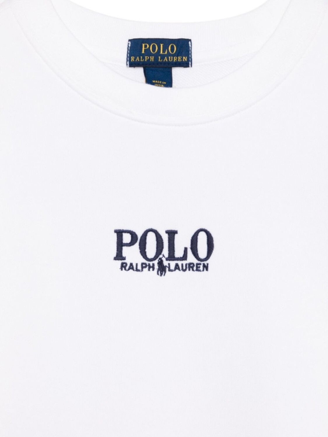 Толстовка из французского трикотажа с логотипом POLO RALPH LAUREN KIDS, белый — фото 3