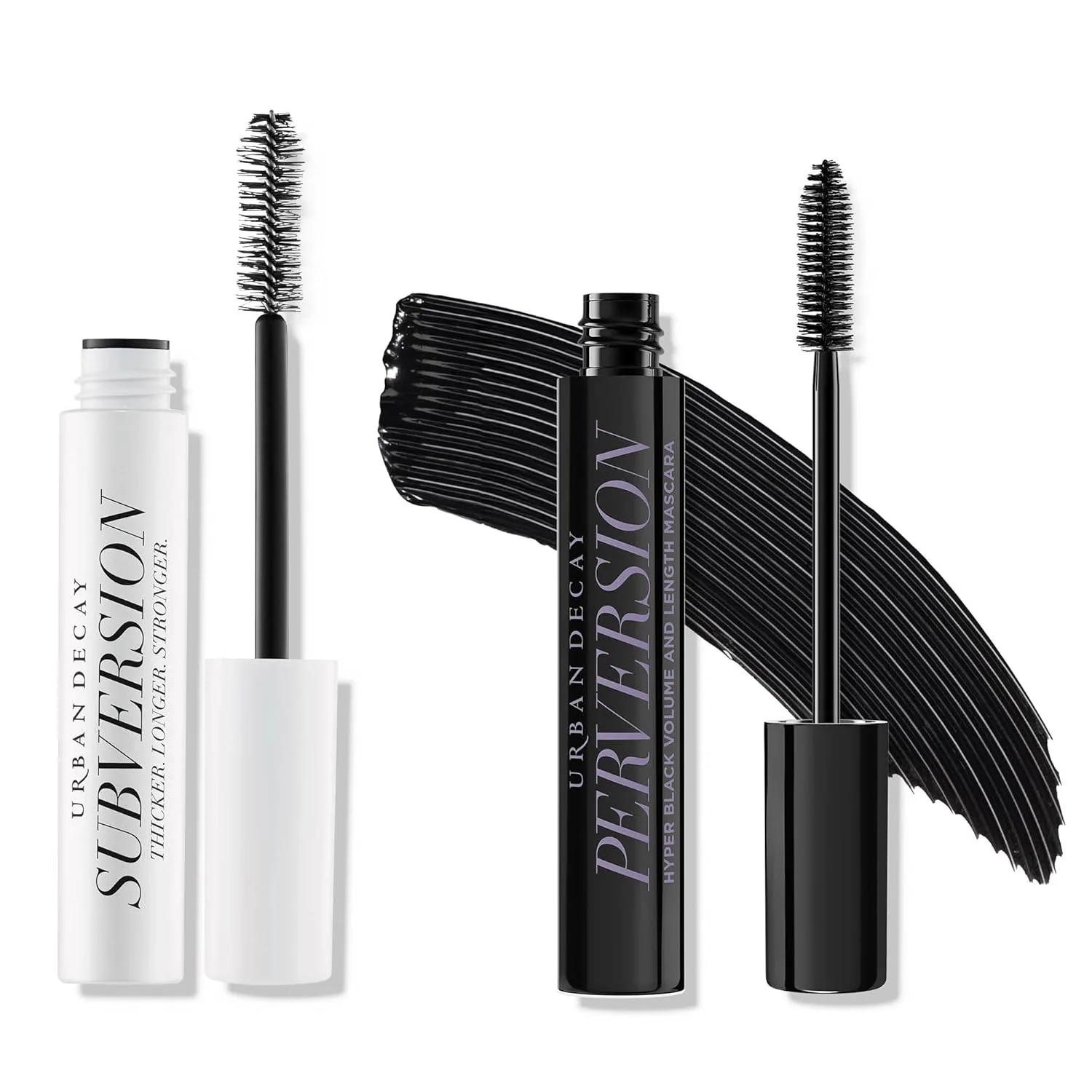 Набор Urban Decay Perversion Volumizing Black Mascara + Subversion Eyelash Primer - для длины и объема - выразительный, наслаиваемый эффект., black