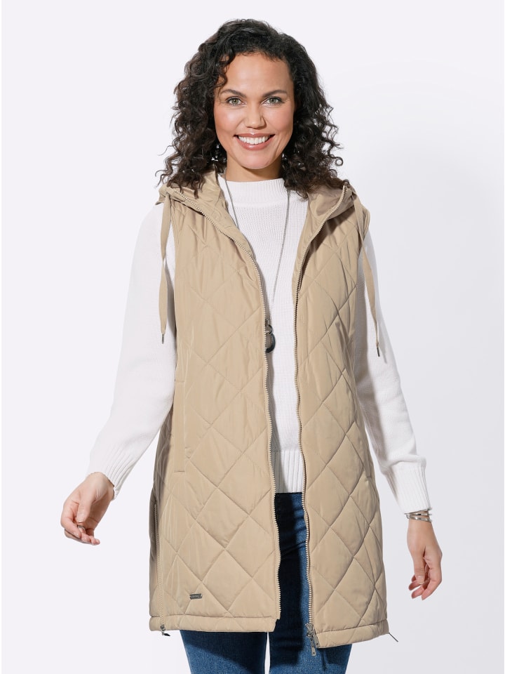 

WITT WEIDEN Стеганый жилет бежевого цвета