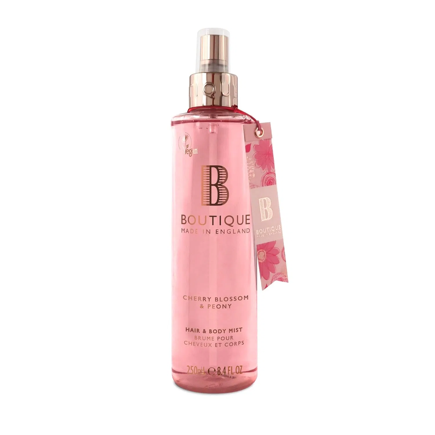 Спрей для волос и тела «Cherry Blossom & Peony» от Boutique Boutique Made In England