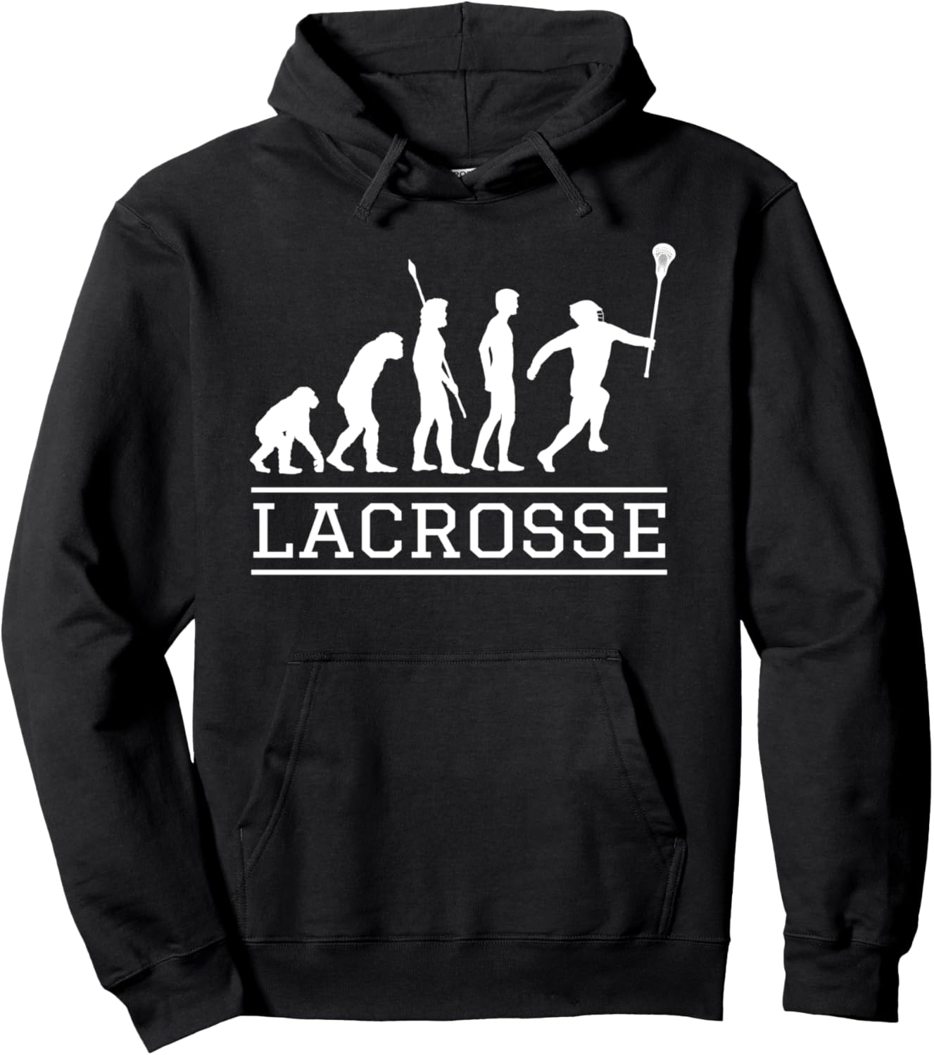 

Худи с изображением игрока в лакросс из команды Darwin Evolution Lacrosse Gifts For Lacrosse Supporters, черный