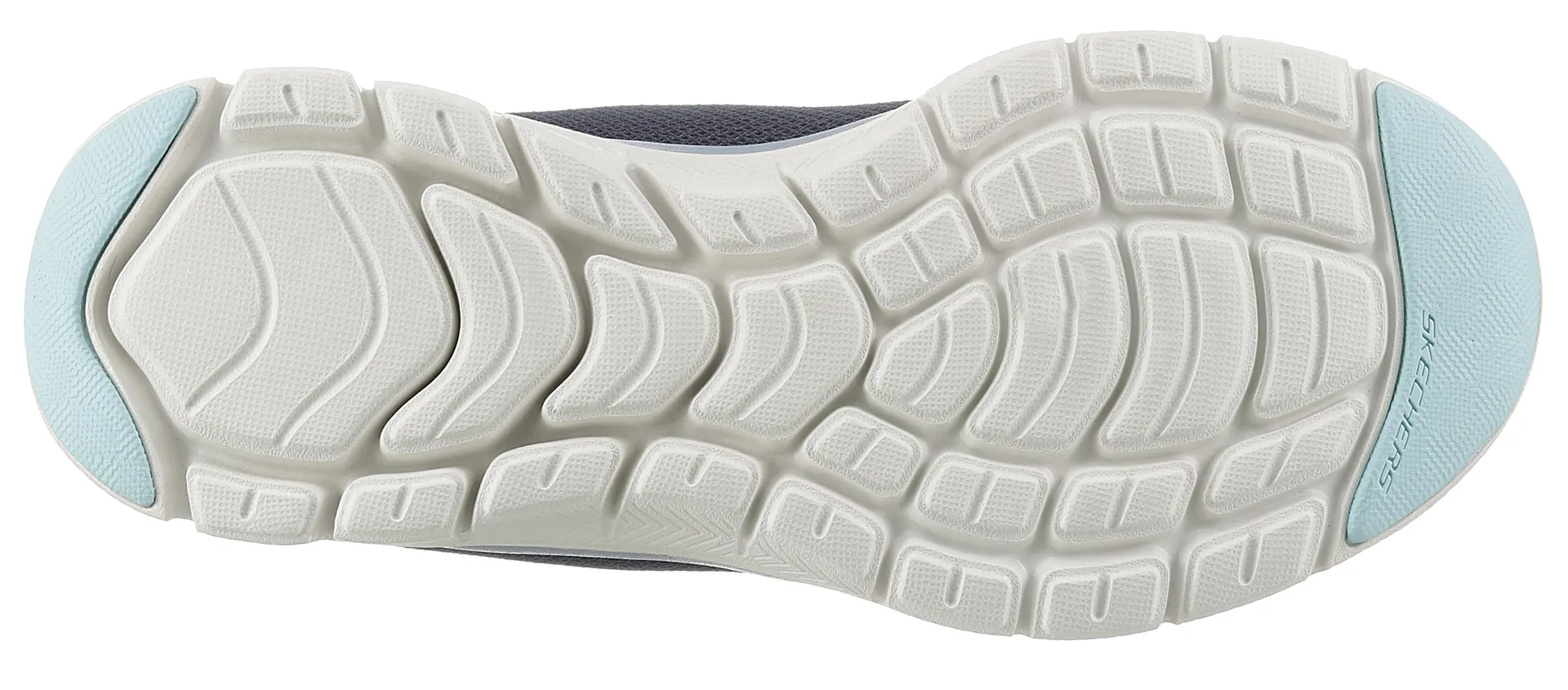 Кроссовки Skechers "FLEX APPEAL 4.0 BRILLINAT VIEW", с пеной с эффектом памяти с воздушным охлаждением, повседневная обувь, полуботинки, туфли на шнуровке, цвет морской волны — фото 3