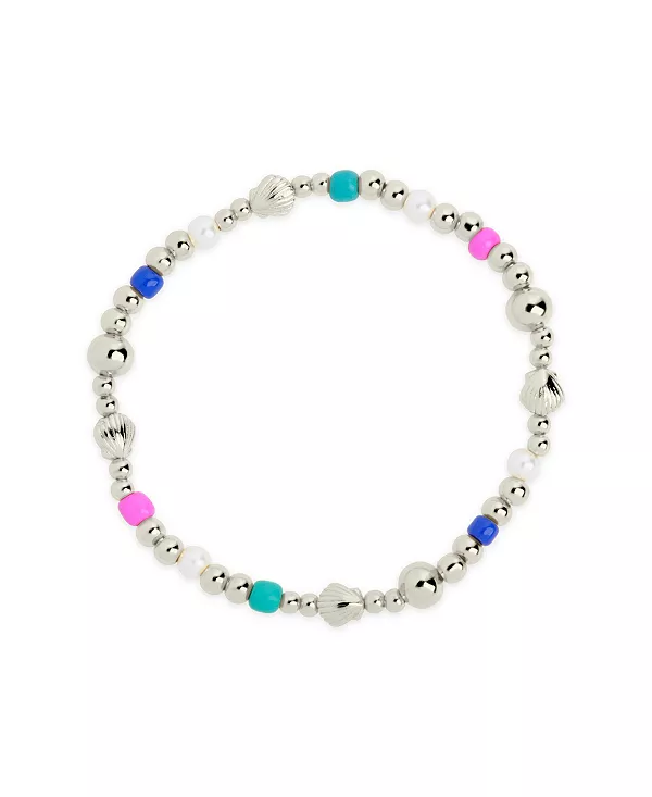 

Браслет Truvy с бусинами из искусственного жемчуга золотистого или серебристого оттенка Sterling Forever, silver