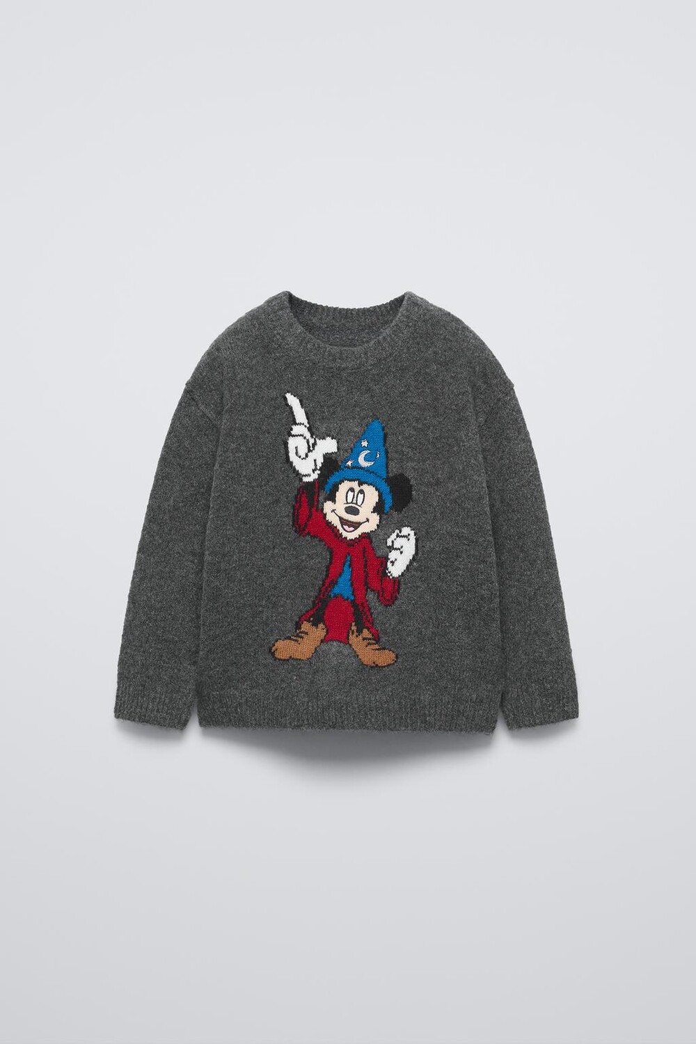 

Вязаный джемпер микки маус fantasia disney ZARA, темно-серый