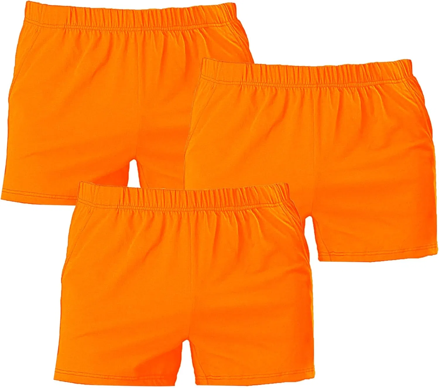 Боксеры свободные, дышащие, Orange 3pc