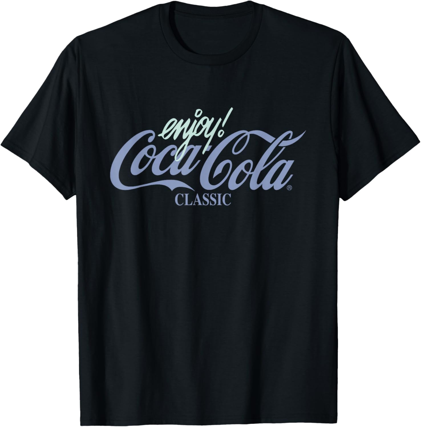 

Футболка с логотипом Coca-Cola Classic Blue Pastel, черная
