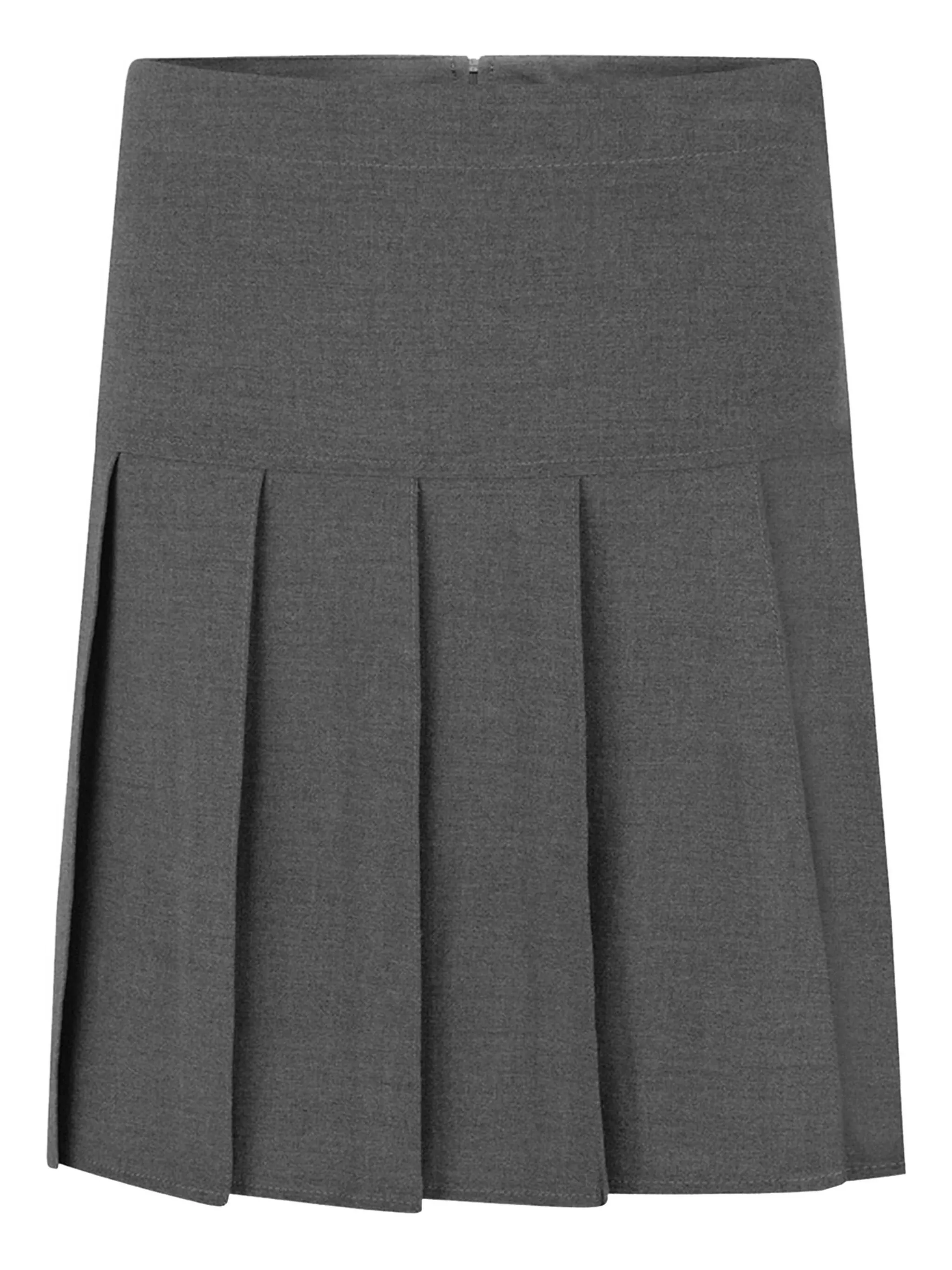 Плиссированный комплект из топа и юбки Zeco Schoolwear Kids, серый — фото 2