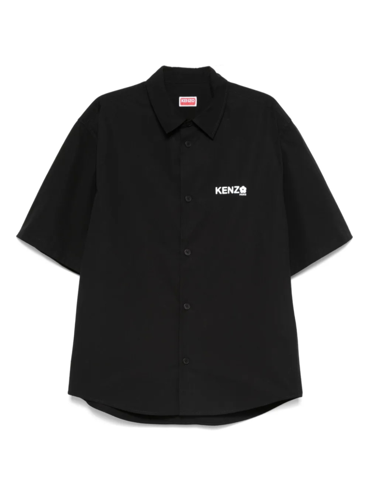 

Рубашка из хлопка Kenzo, черный