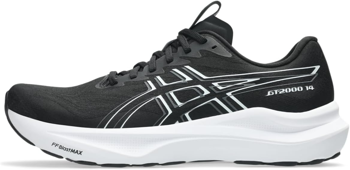 Беговые кроссовки ASICS GT-2000 14 для мужчин, белый/черный