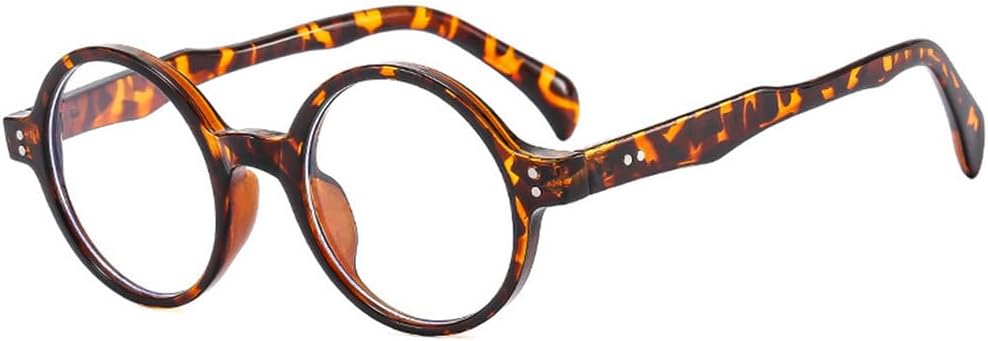 

Круглые панк-солнцезащитные очки для женщин и мужчин с защитой от УФ-излучения UV400, предназначенные для занятий спортом на открытом воздухе, бега и езды на велосипеде UYPTK, Leopard Clear