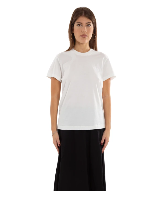 

Обычная футболка с логотипом в тон. Y-3, белый