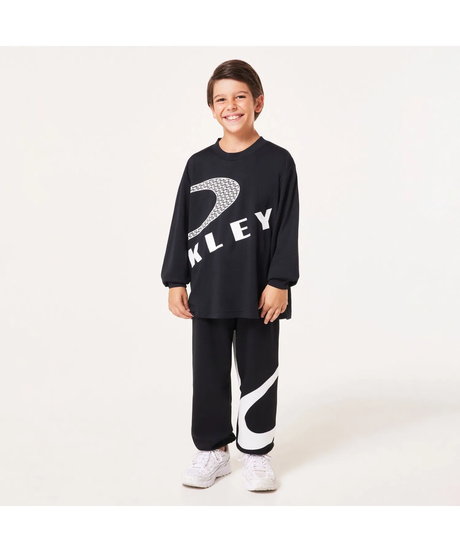 Футболка Oakley Ytr Qd Bold LS Tee 8.0 / с длинным рукавом / Детская / Подростковая / OAKLEY — фото 3