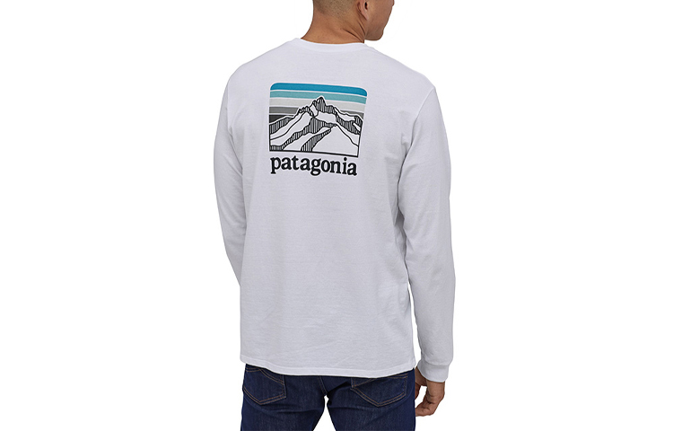 Футболка Patagonia Responsibili Tee, мужская, цвет Plume Gray/PLGY — фото 3