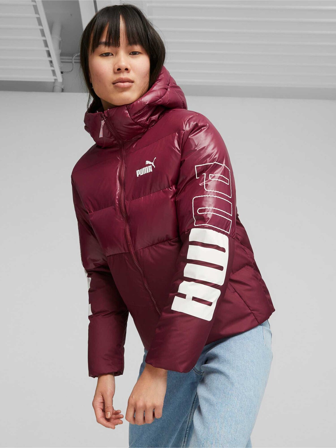 

Куртка Puma Power Hooded, красный