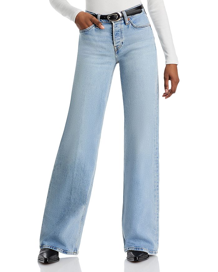 

Джинсы средней посадки Wide Leg в стиле середины 90-х RE/DONE, синий