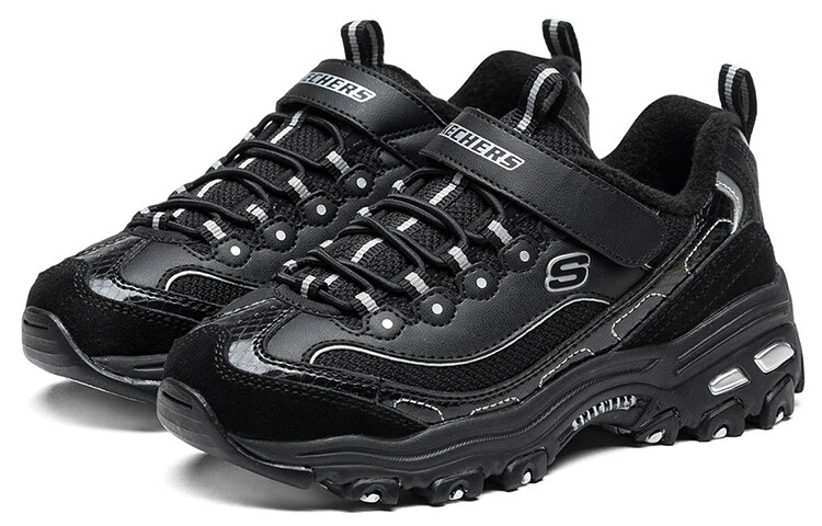 Кроссовки Skechers D"LITES Series Kids Lifestyle Shoes Kids Low-top Black, черный — фото 4