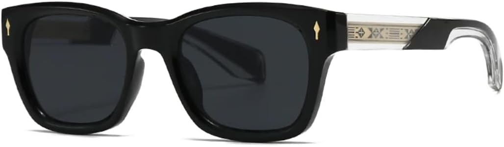 

Солнцезащитные очки с защитой UV400 | Компактная легкая оправа, градиентные линзы | Для женщин и мужчин, для занятий спортом на открытом воздухе и вождения DSVIGF, Black