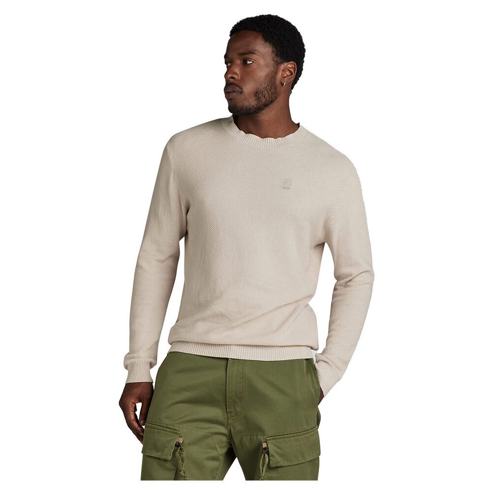

Свитер G-Star Moss R crew neck, бежевый