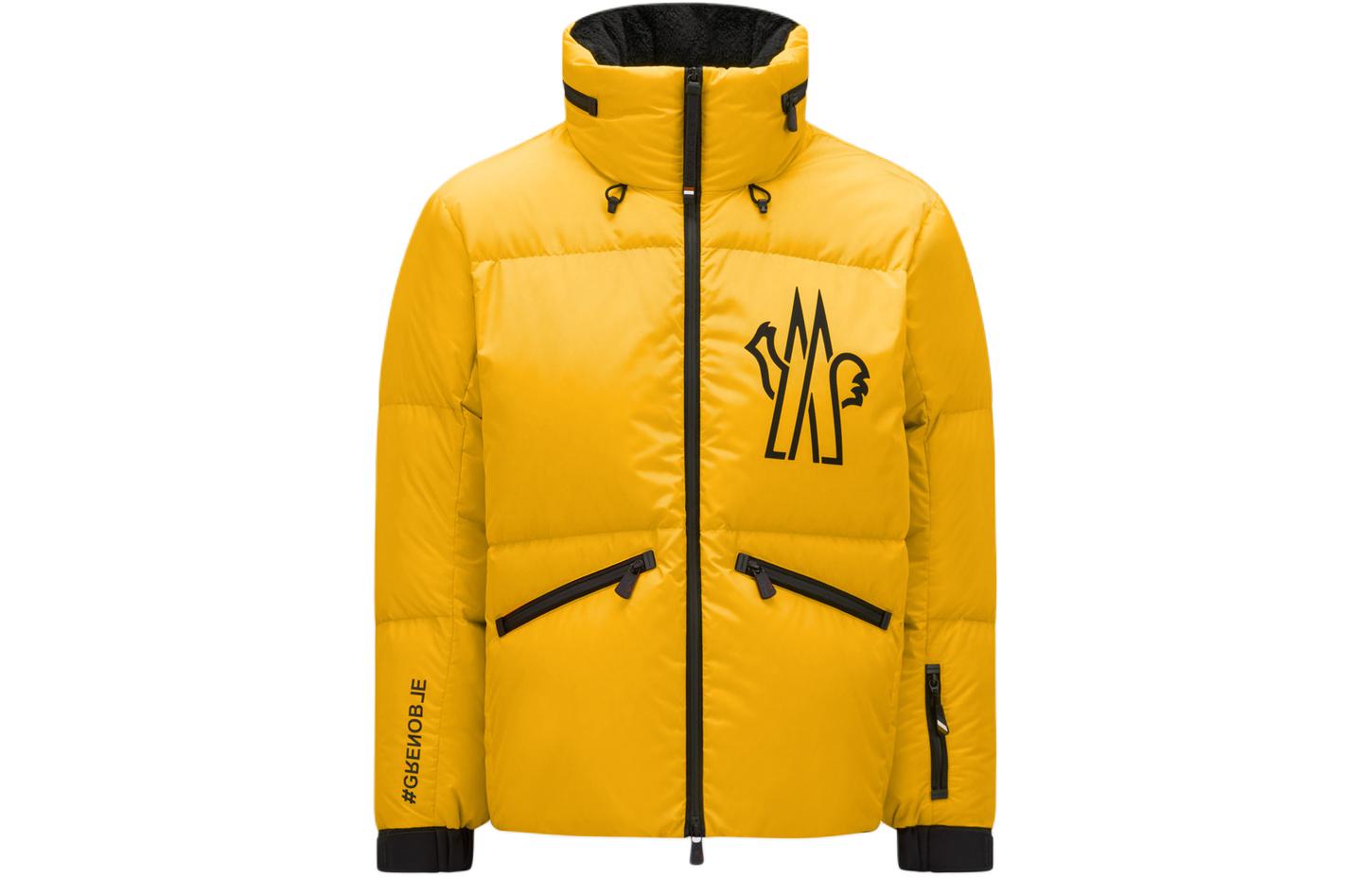 

Moncler Grenoble Вердонс логотип лыжная куртка, Yellow