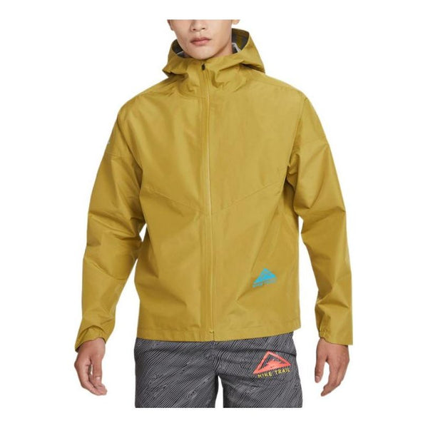 

Куртка Nike GORE-TEX Trail Running Jacket 'Green Gold', зеленый