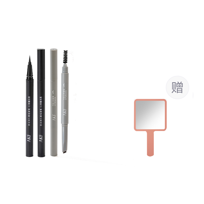 

Жидкая подводка для бровей + карандаш для бровей waterproof, легко растушевывается, стойкий макияж AKF