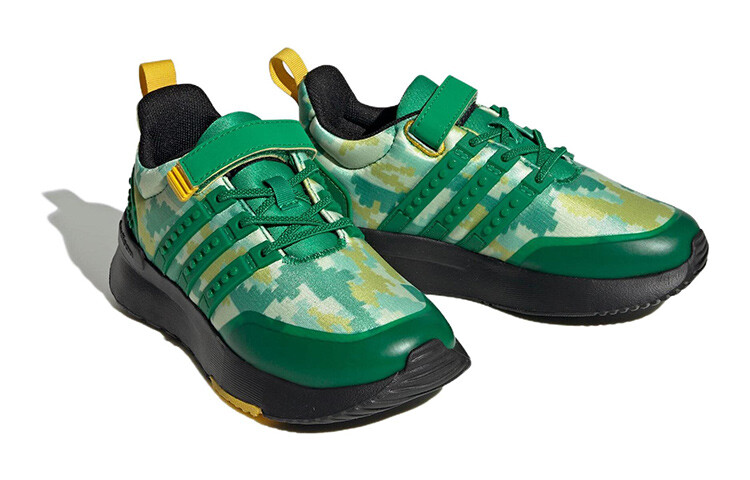 Кроссовки Adidas Racer TR21 And Top Strap LEGO Green Core Black GS — фото 3