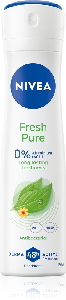 

Свежий чистый спрей-дезодорант для женщин Nivea, 150 мл